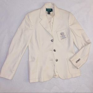 Ralph Lauren Wool Ivory blazer